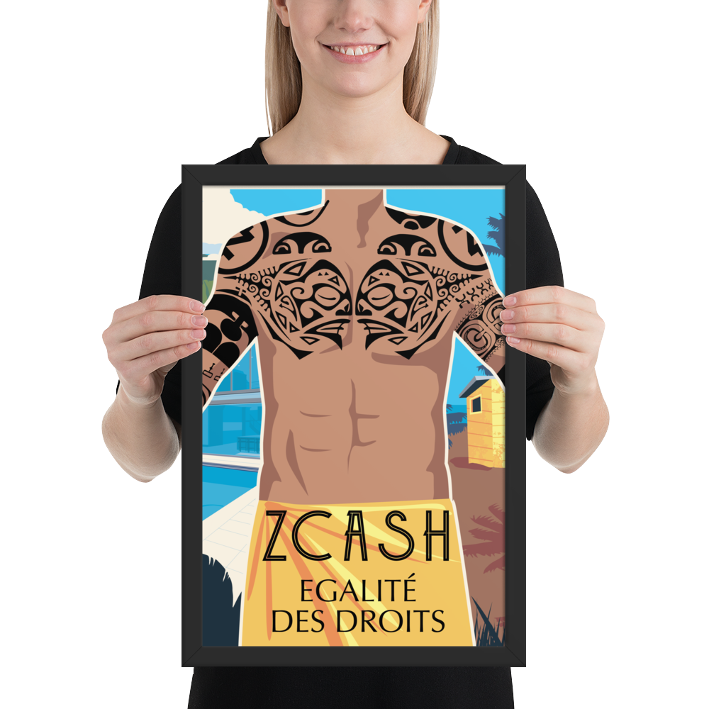 Zcon4 French Polynesia Framed Poster - Image 2