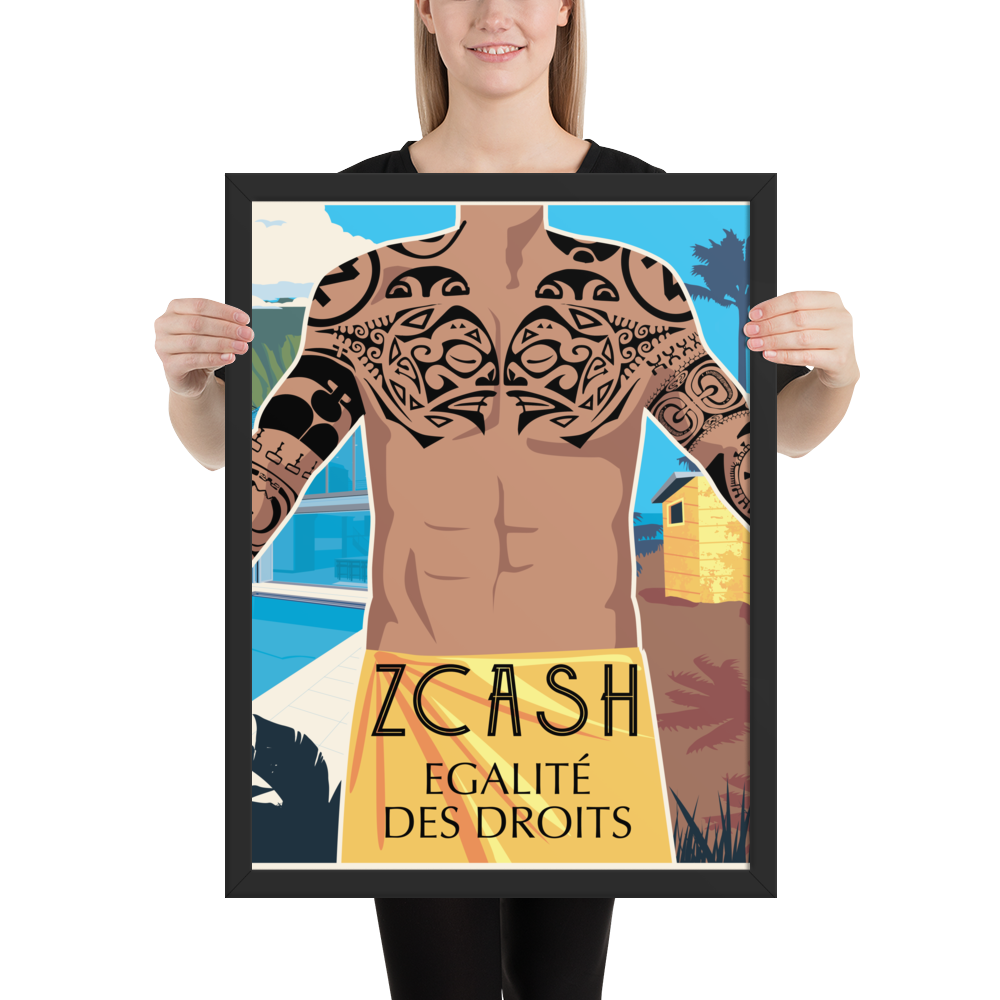 Zcon4 French Polynesia Framed Poster