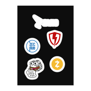 Zcash Community Sticker sheet