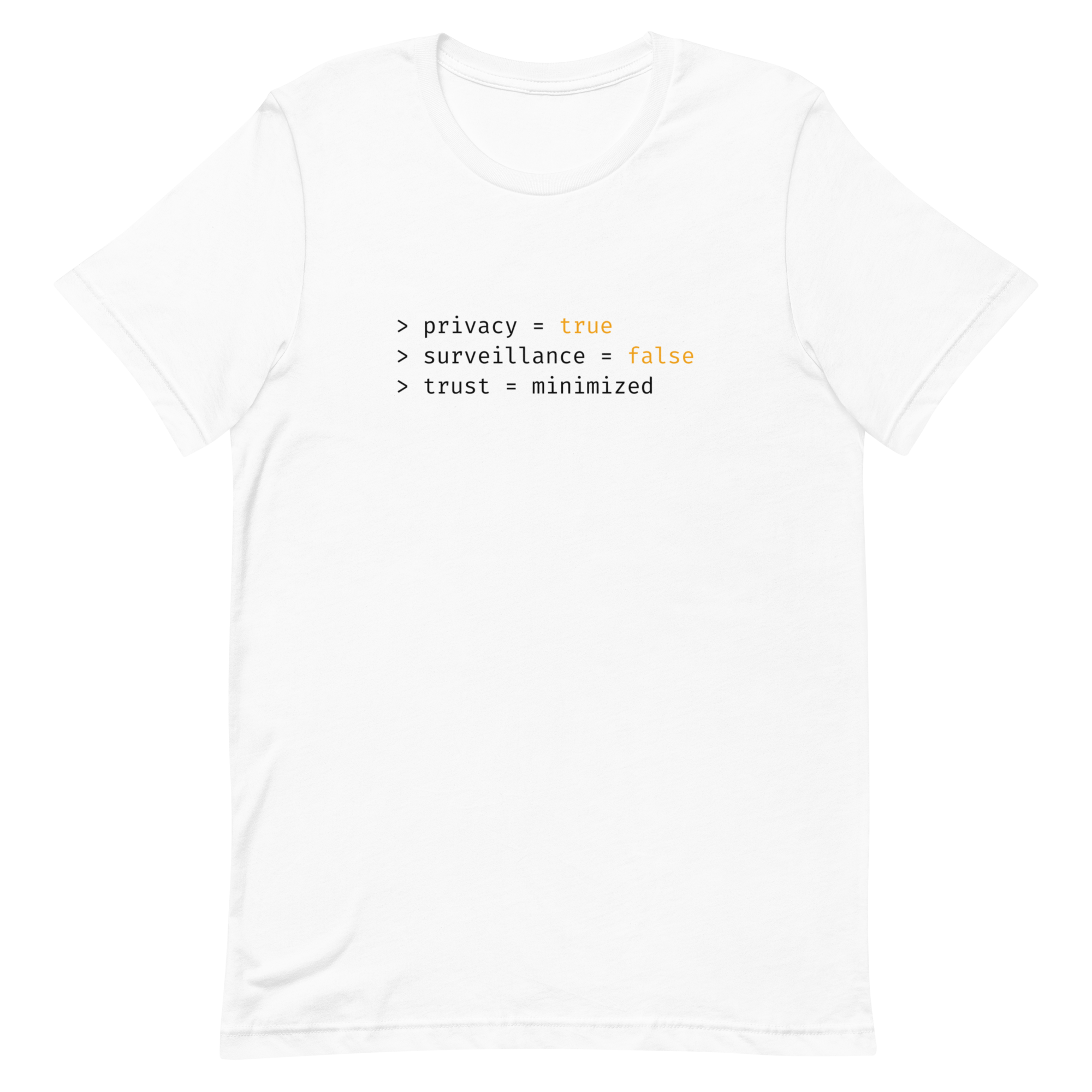 privacy=true T-shirt